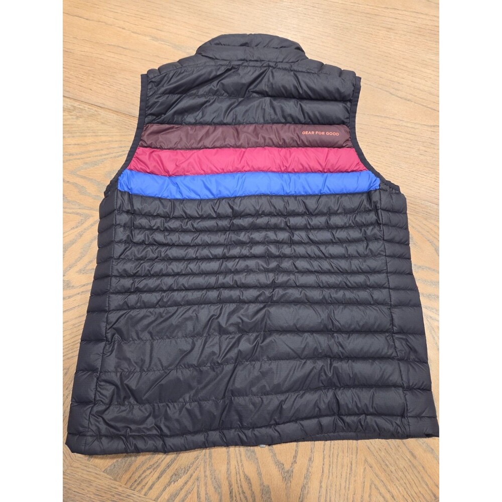 Cotopaxi Fuego Down Vest Womens M Black Colorblock 800 Fill Puffer Gorpcore Ski - Picture 5 of 6
